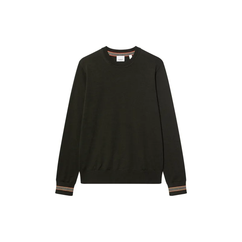 Burberry Wool Sweater Men's Dark Green