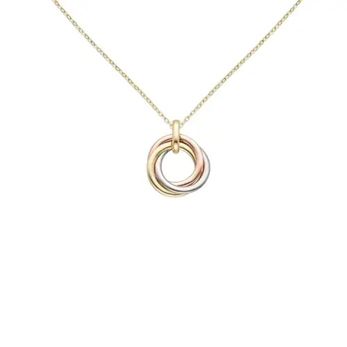 CARTIER Trinity Series 18K Gold Necklaces Unisex
