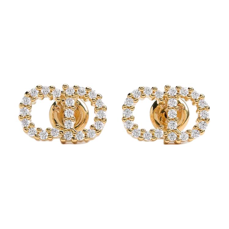 Женские серьги Dior (золотые)