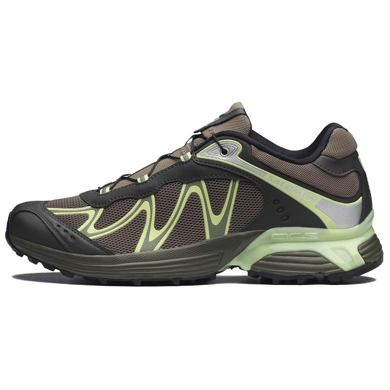 Кроссовки Salomon XT-WHISPER (коричнево-черно-зеленые)