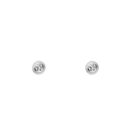 CARTIER D'Amour Collection Karat Gold Stud Earrings Unisex