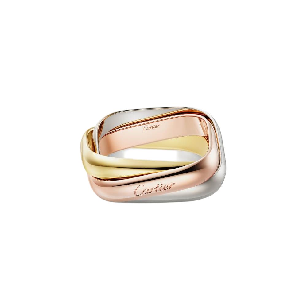 Кольцо Cartier Trinity (многоцветное)