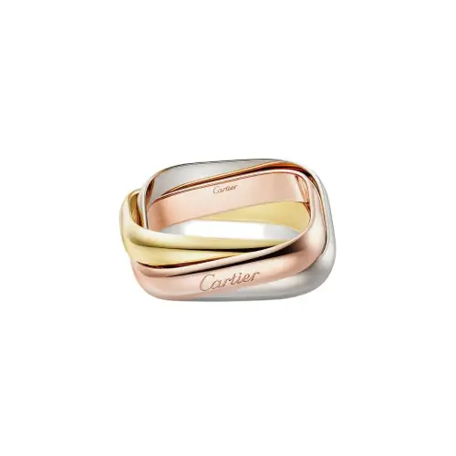 CARTIER Trinity Series Rings Unisex Multicolor