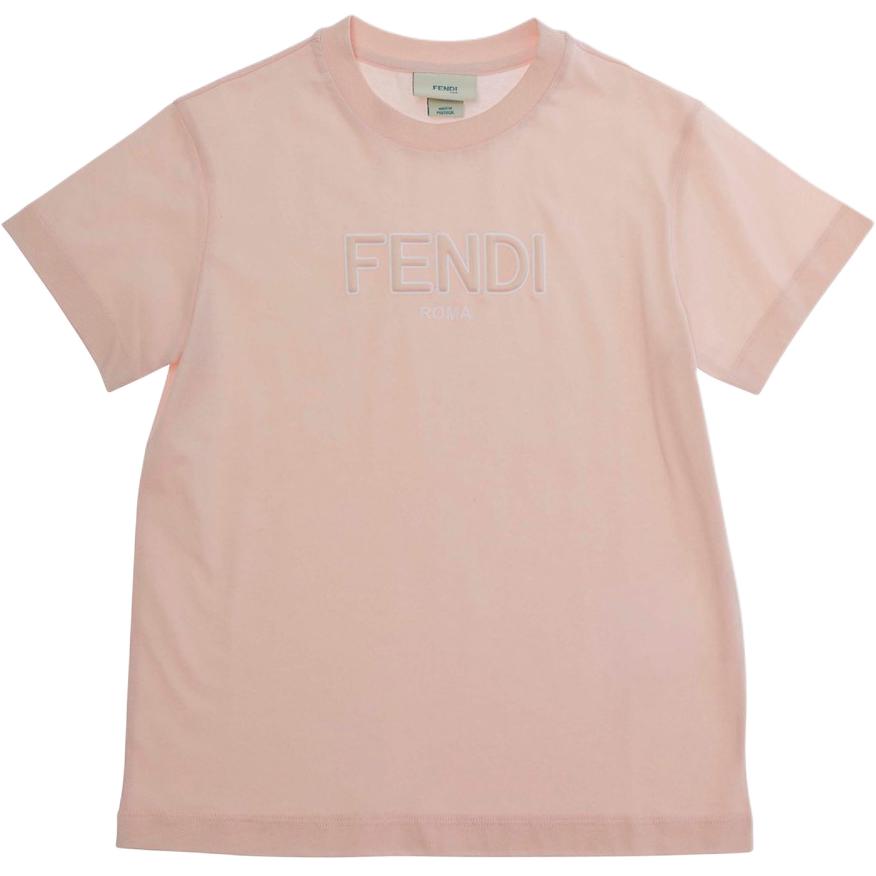 Женская футболка Fendi FENDIT SS26Logo (белый)
