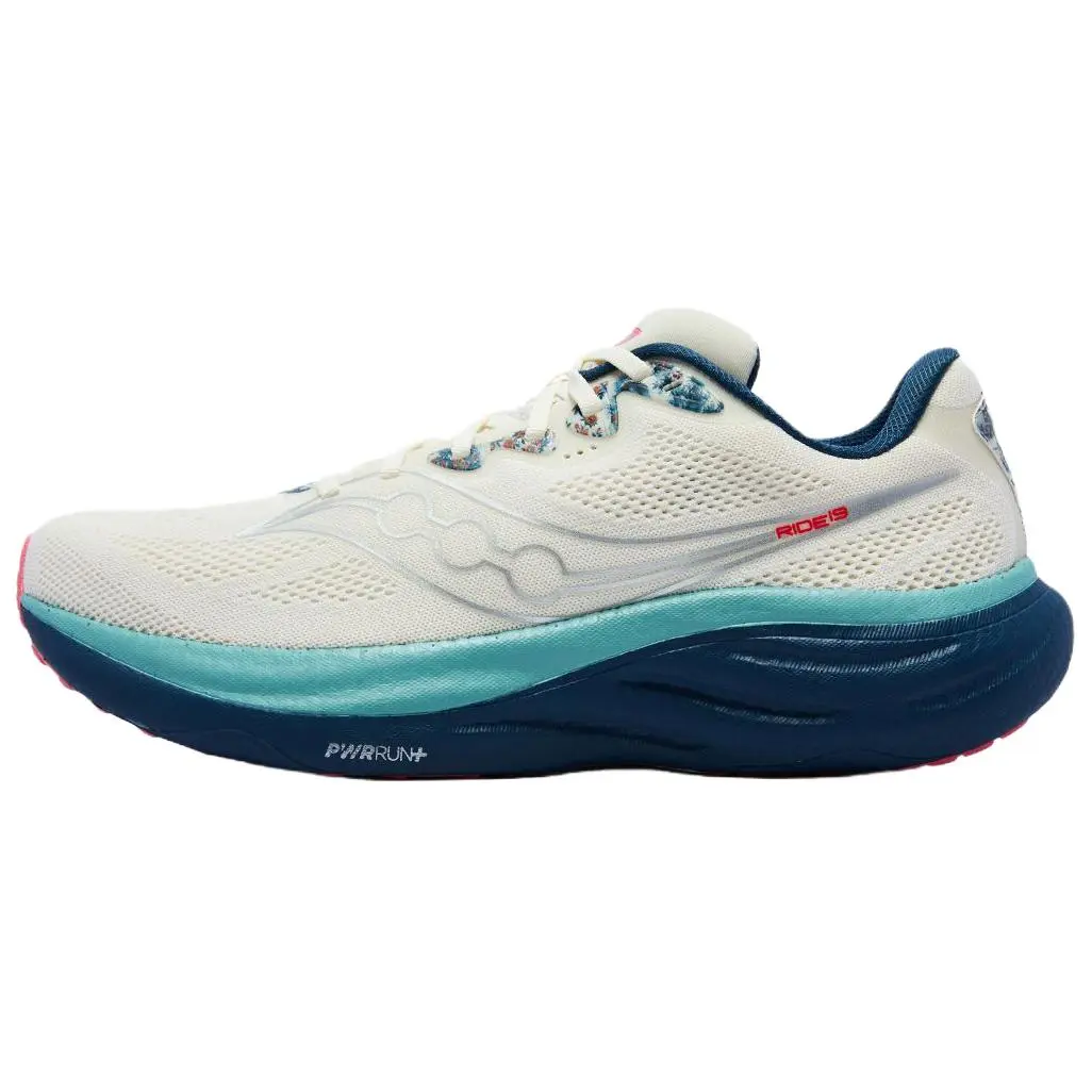 Saucony Ride Yushuai 19 Training City Commuting Physical Fitness Test & Exam Running Shoes Men's Beige