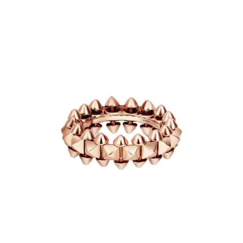 Cartier 18K Rose Gold Clash Ring