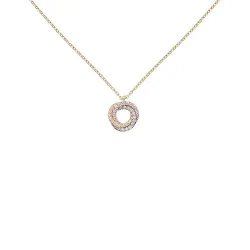 Cartier, agile diamond multicoloured necklace for men and women, 750 sample gold, for beloved