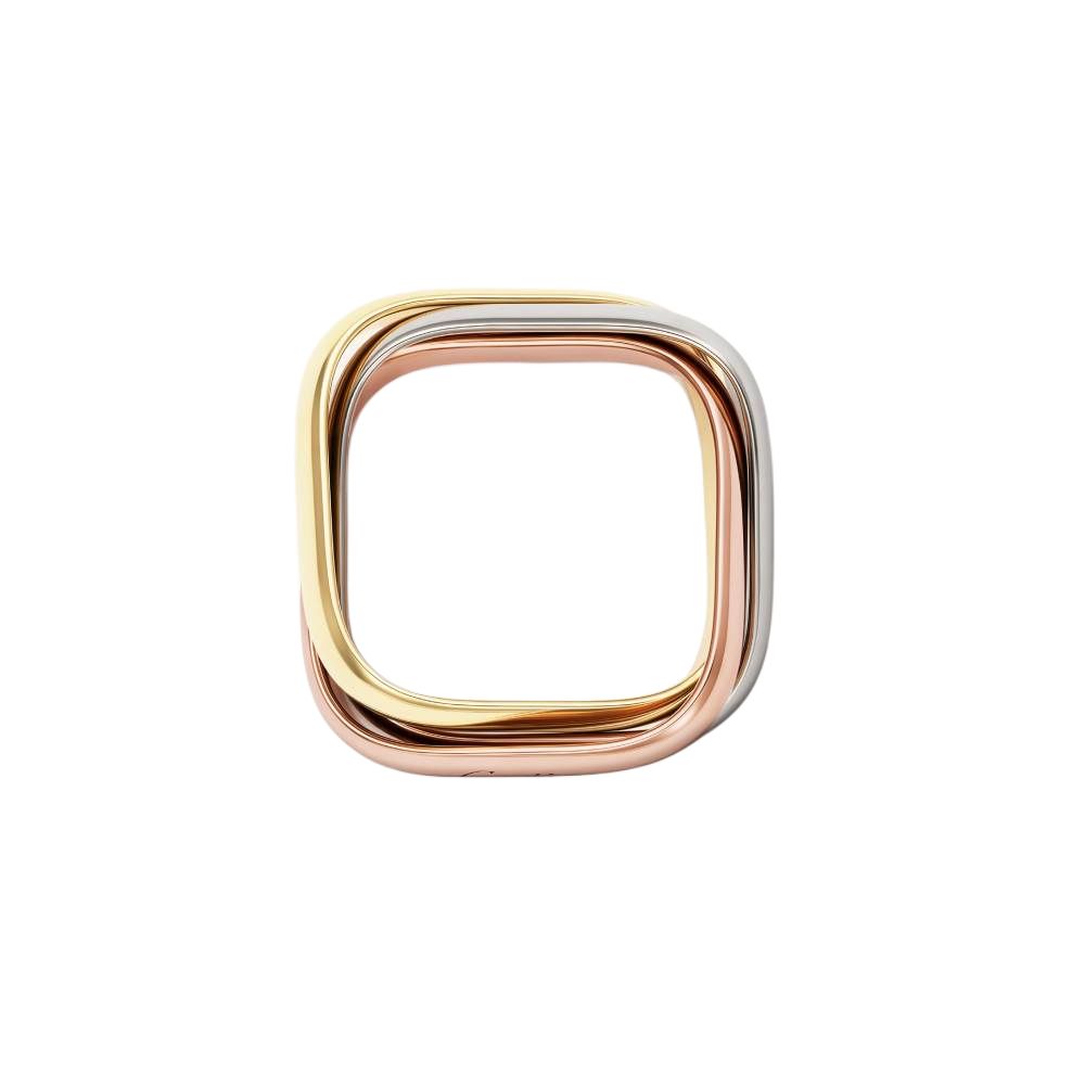 Кольцо Cartier Trinity (многоцветное) — фото 2