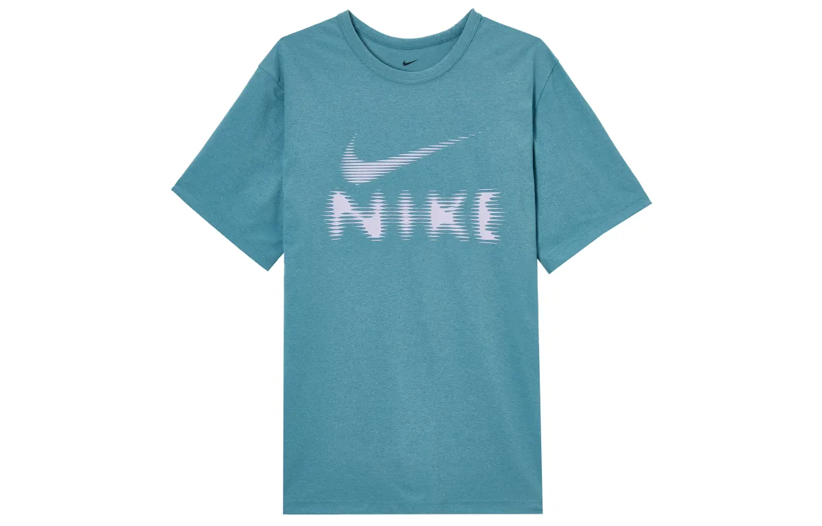 Nike HYVERSEDRI FIT UV T Shirt Men's Smoke Blue