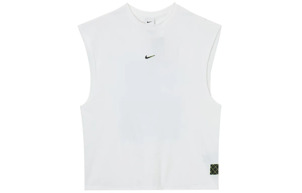 Nike Tank Tops Men's White Crew Neck Moderate Other