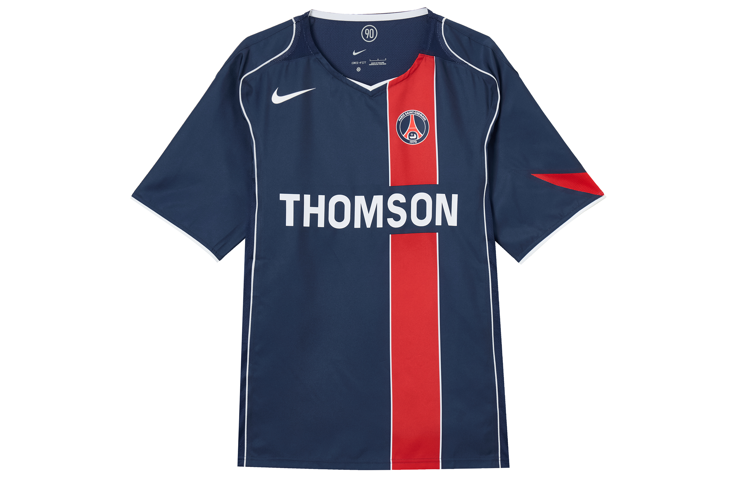 Nike Total 90 Clothing Collection Paris Saint-Germain V-neck pullover short-sleeved football jersey for men
