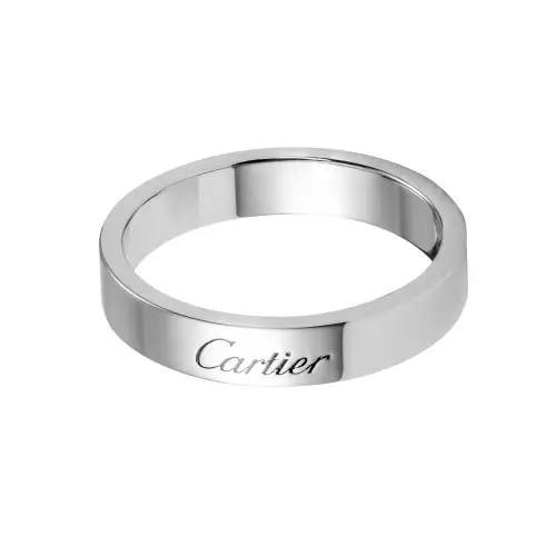 CARTIER C DE CARTIER 18K Gold Diamond Rings Unisex