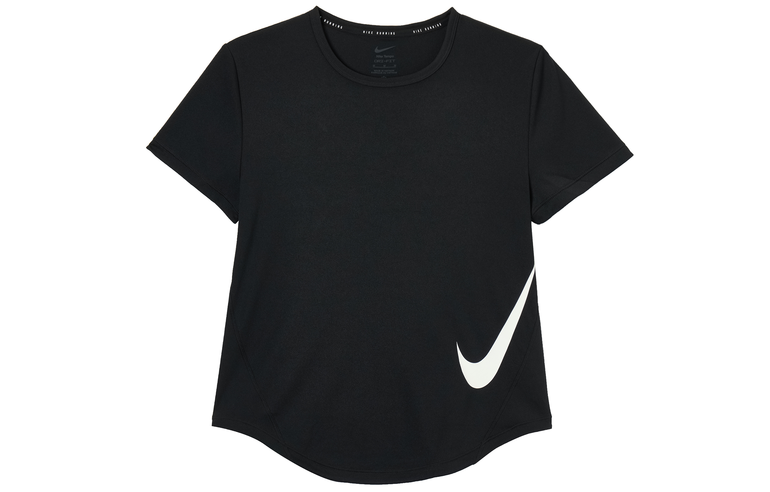 Женская футболка Nike Tempo SWSH HBR DF (черная)