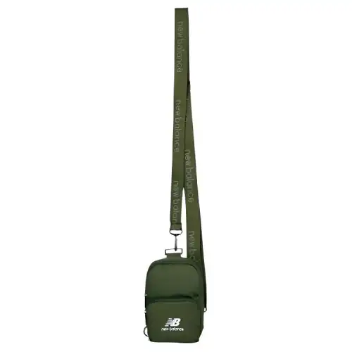 New Balance Fabric Shoulder Bag, Crossbody Bag Unisex Green