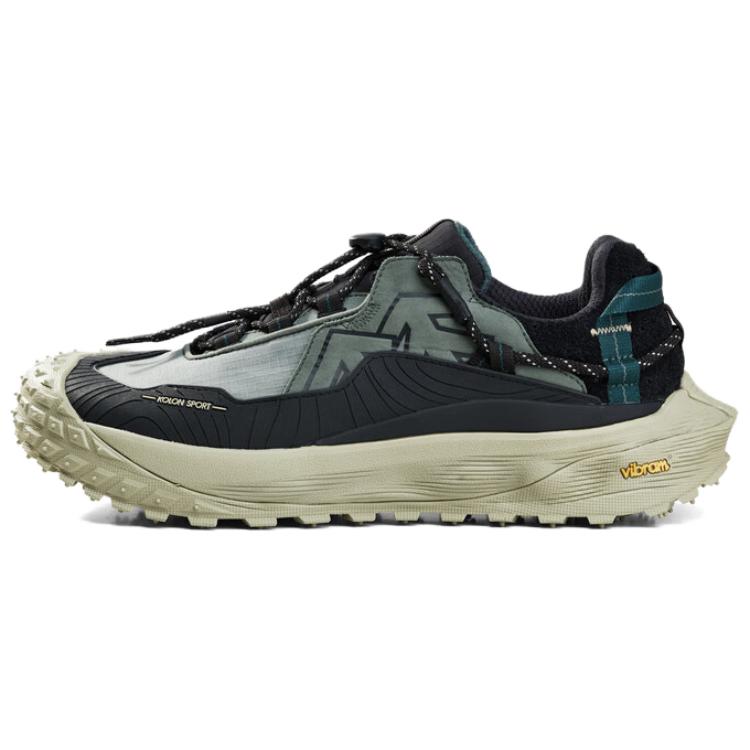 KOLON SPORT Slip Resistant Abrasion Resistant Slip Resistant Abrasion Resistant Low top Hiking Shoes Unisex Green