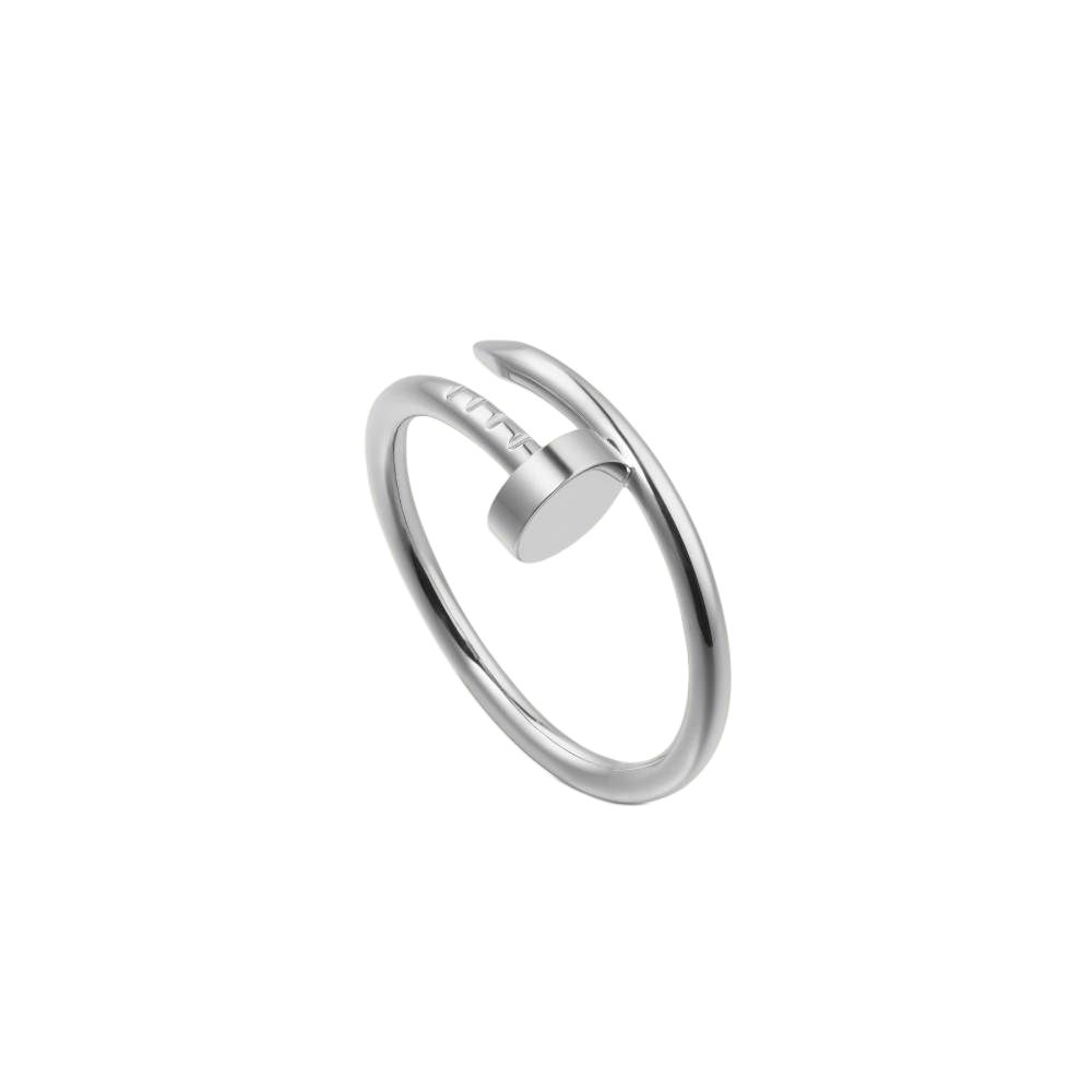 Кольцо Cartier JUSTE UN CLOU Small (бело-золотое) — Бело-золотой — фото 4