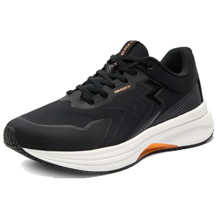 361° Cushioning Slip Resistant Abrasion Resistant Low top Casual Running Shoes Men’s Black White