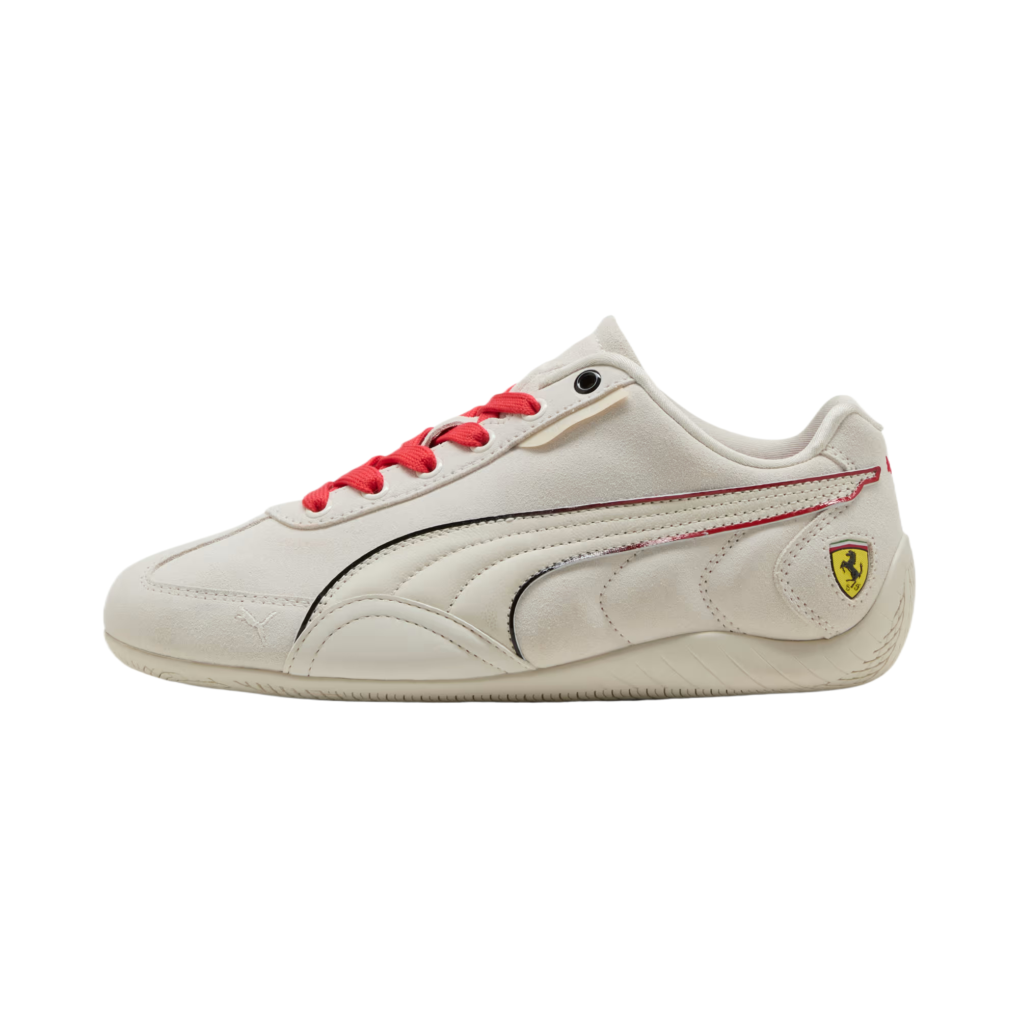 PUMA Puma × SCUDERIA FERRARI speedcat fabric \"F1\" Ferrari racing series comfortable round toe shock absorption low-top training shoes women's style