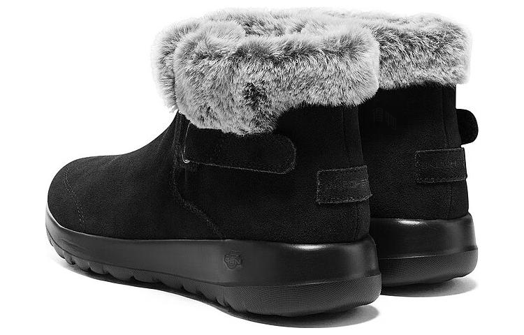 Женские ботинки Skechers ON THE GO (черно-серые) — Чёрный / серый — фото 3