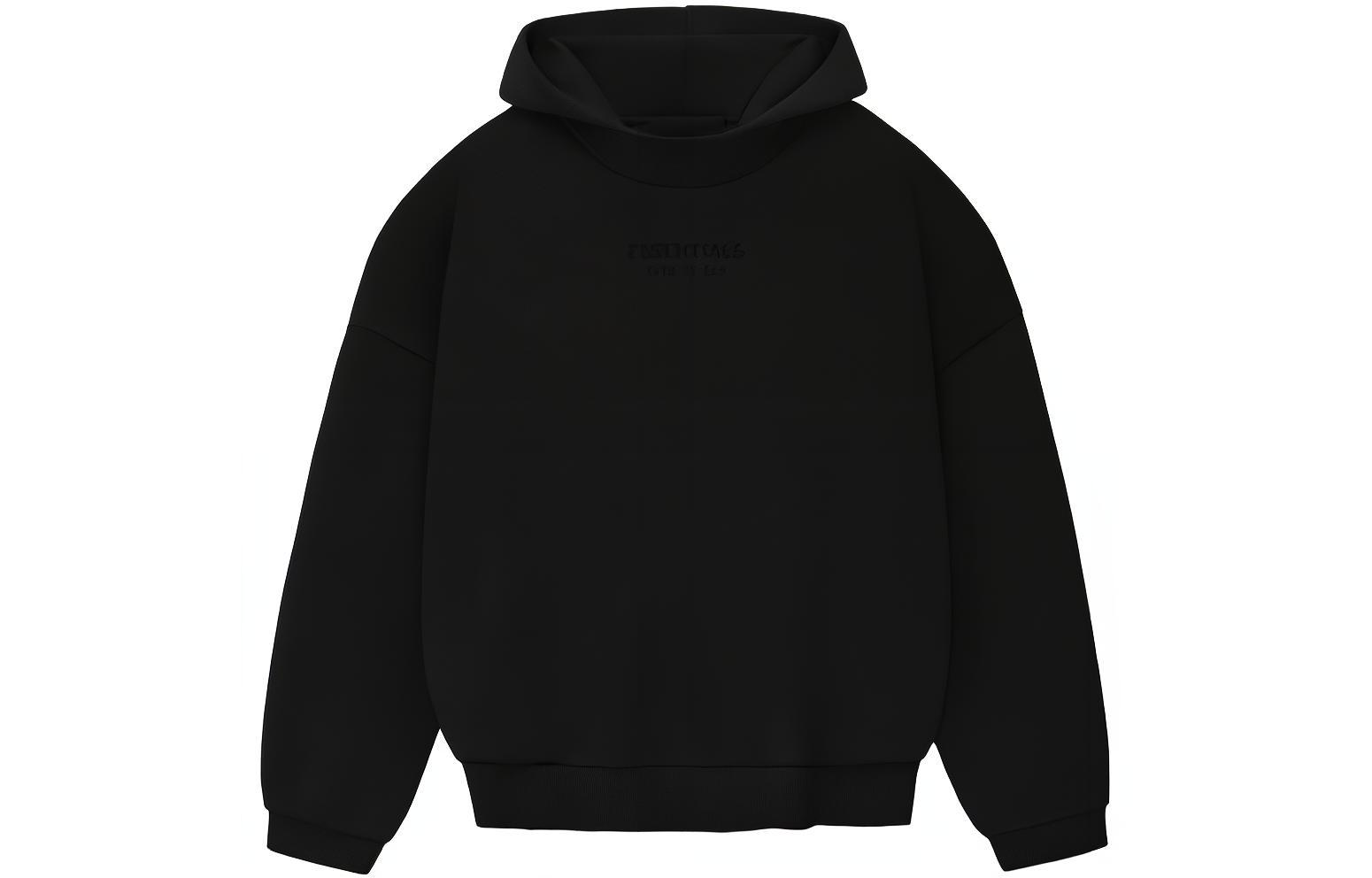 Мужское худи Fear of God Essentials FW23 (черное)