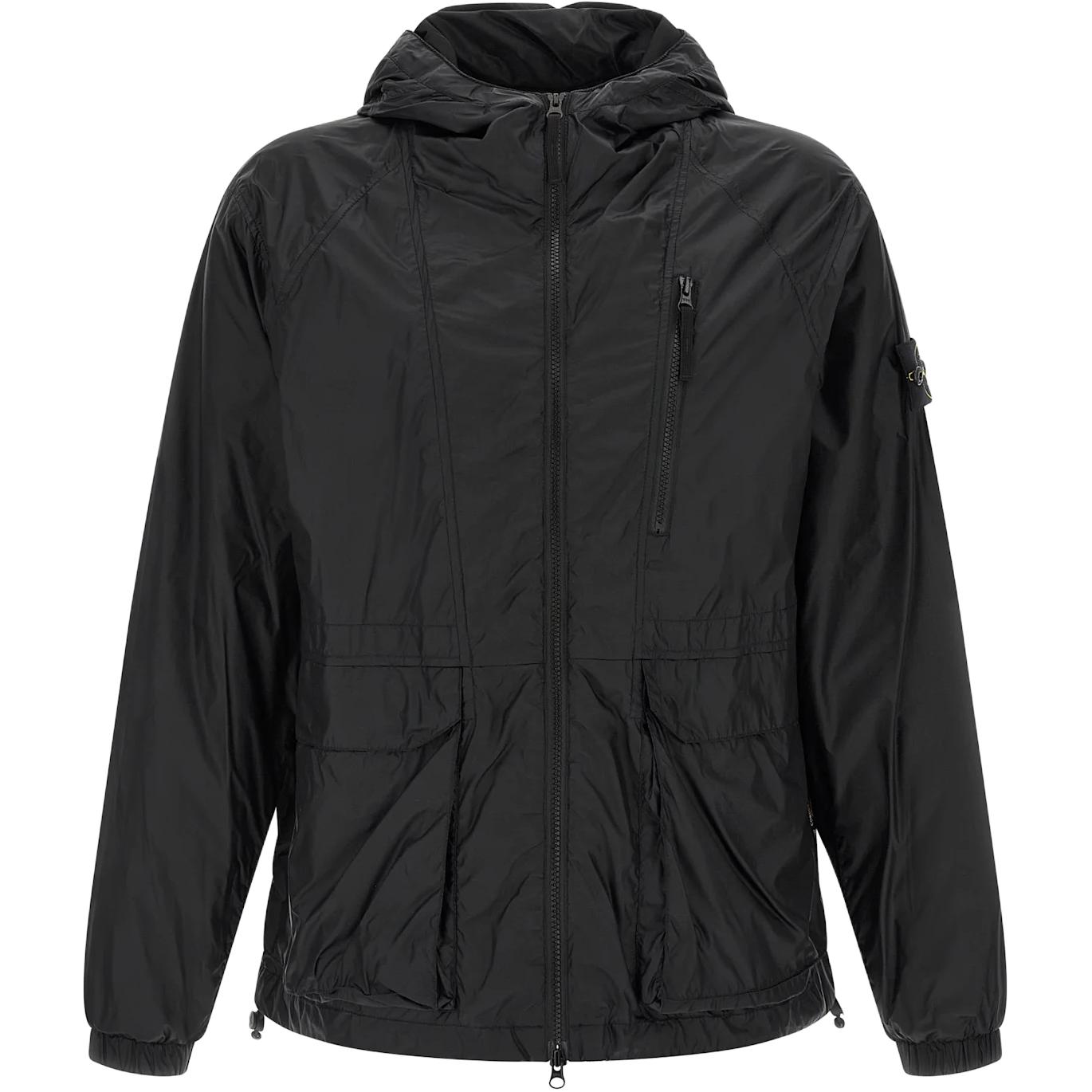 Мужская куртка STONE ISLAND SS26 Rip-Stop (черная)