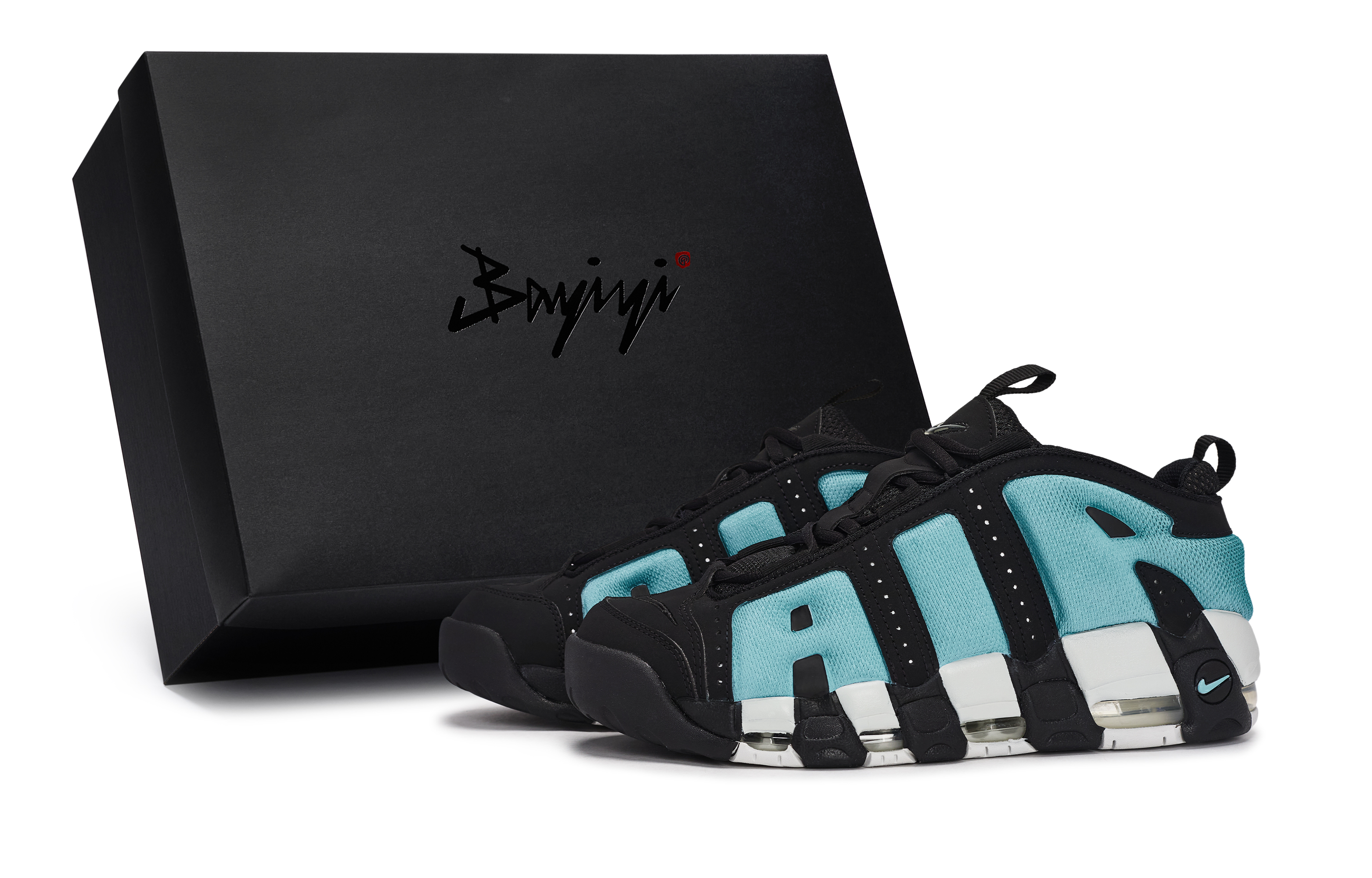 Nike Air More Uptempo 811 Manufacturing, Exoplanetary Light Blue, Special Shoe Box Slip Resistant Abrasion Resistant