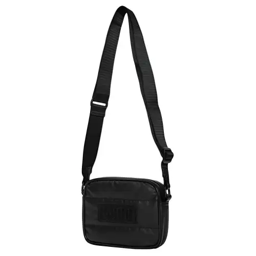 PUMA Fabric Shoulder Bag, Crossbody Bag Regular Unisex Black