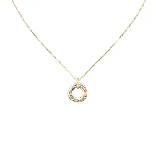 CARTIER Trinity Series Necklaces Women's Gold