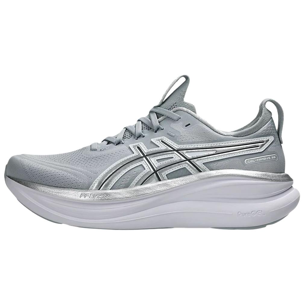 Мужские кроссовки ASICS ASICS GEL-NIMBUS 28 ATC (серо-серебристые)