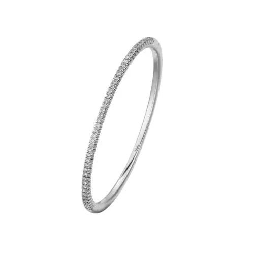 CARTIER Etincelle 18K Gold Diamond Bangles Unisex White Gold