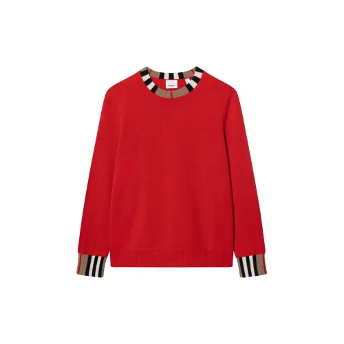Burberry FW23 Sweater Women's Red