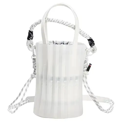 FILA FUSION Synthetic Leather Shoulder Bag, Crossbody Bag Regular Women's White