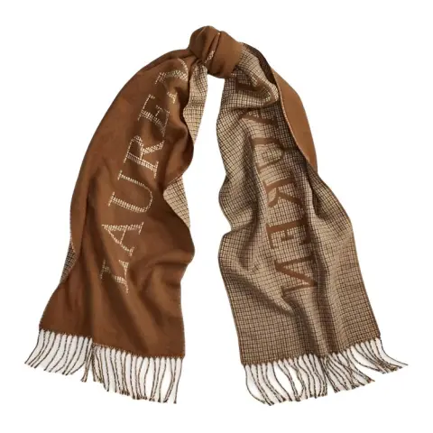 Polo Ralph Lauren Acrylic Knit Scarves Women's Brown