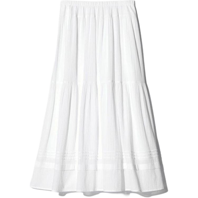 Женская юбка UNIQLO Многослойная сетчатая (черная)