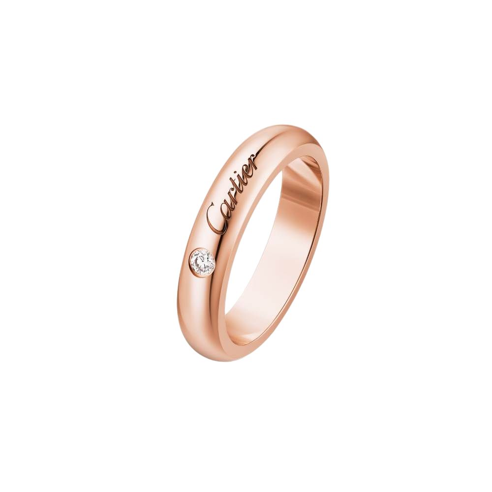 Кольцо Cartier C DE CARTIER (розовое золото) — Розовое золотой — фото 4