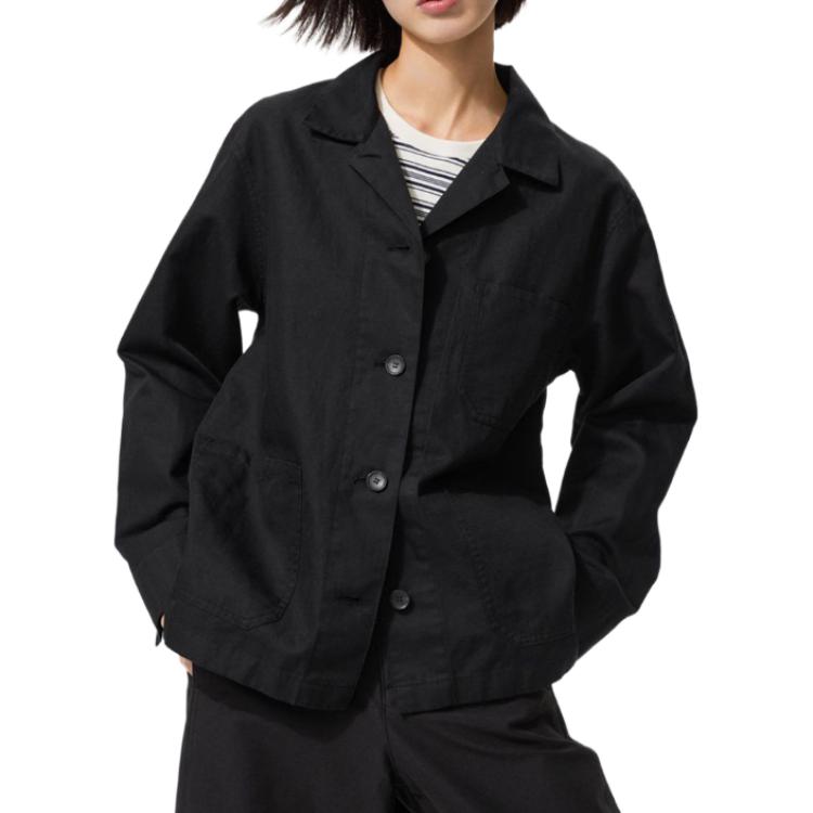 Женская куртка UNIQLO UNIQLO SS26 (черная)