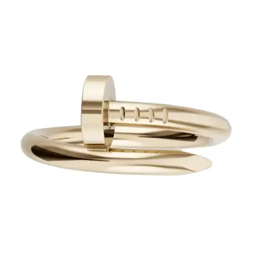 CARTIER JUSTE UN CLOU 18K Gold Rings Unisex Gold