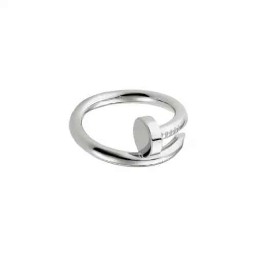 CARTIER JUSTE UN CLOU 18K Gold Rings Unisex White Gold