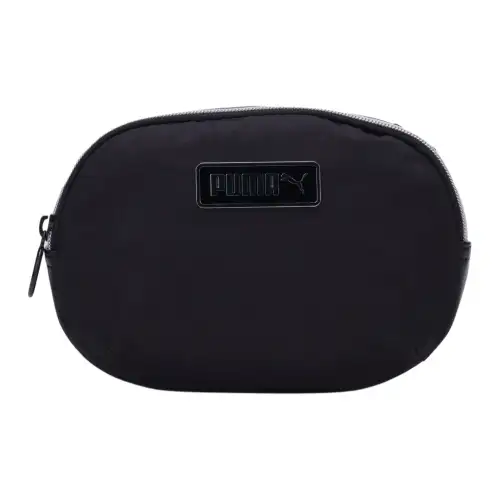 PUMA Leather Crossbody Bag, Shoulder Bag Regular Unisex Black