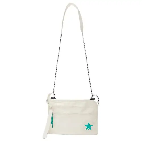 Converse Musette Polyester Shoulder Bag, Crossbody Bag Unisex White