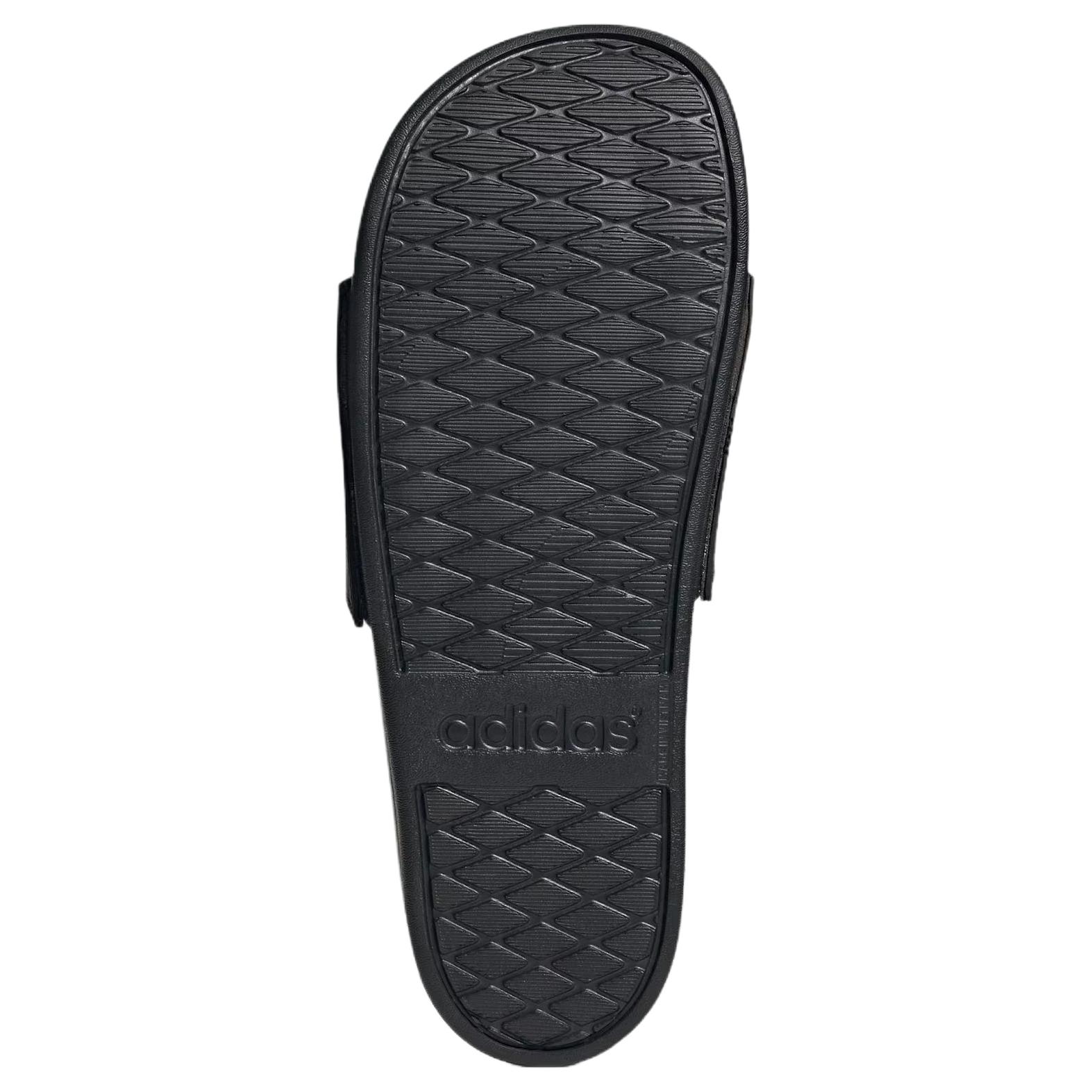 Шлепанцы adidas Adilette Comfort (черные) — Чёрный — фото 4