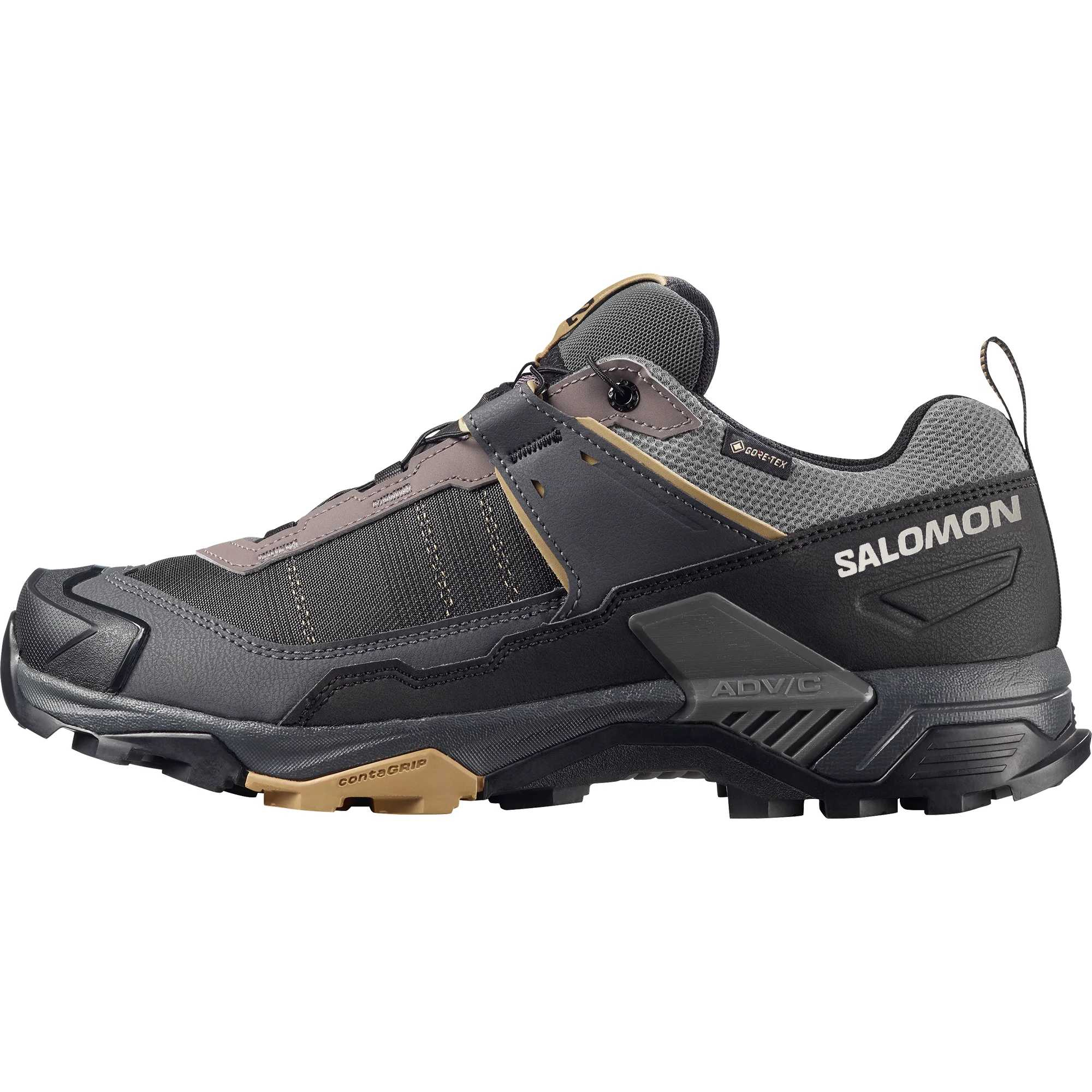 Мужские кроссовки Salomon SALOMON X ULTRA 5 WIDE GORE-TEX (черный)