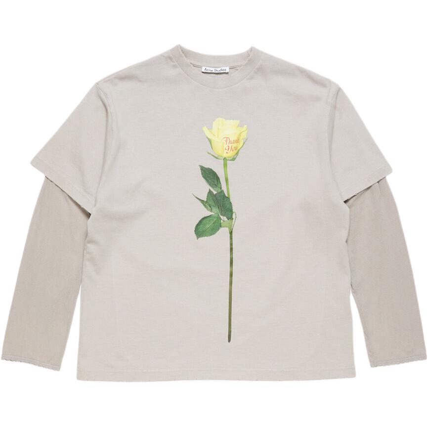 Женская футболка Acne Studios Floral (разноцветная)