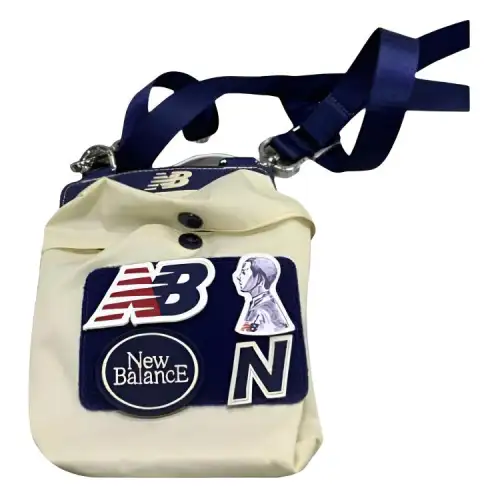 New Balance ANB Collaboration Fabric Crossbody Bag, Shoulder Bag Regular Unisex Blue & White