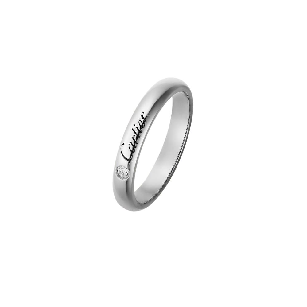 Кольцо Cartier C de Cartier (платиновое) — Подарочная коробка — фото 3
