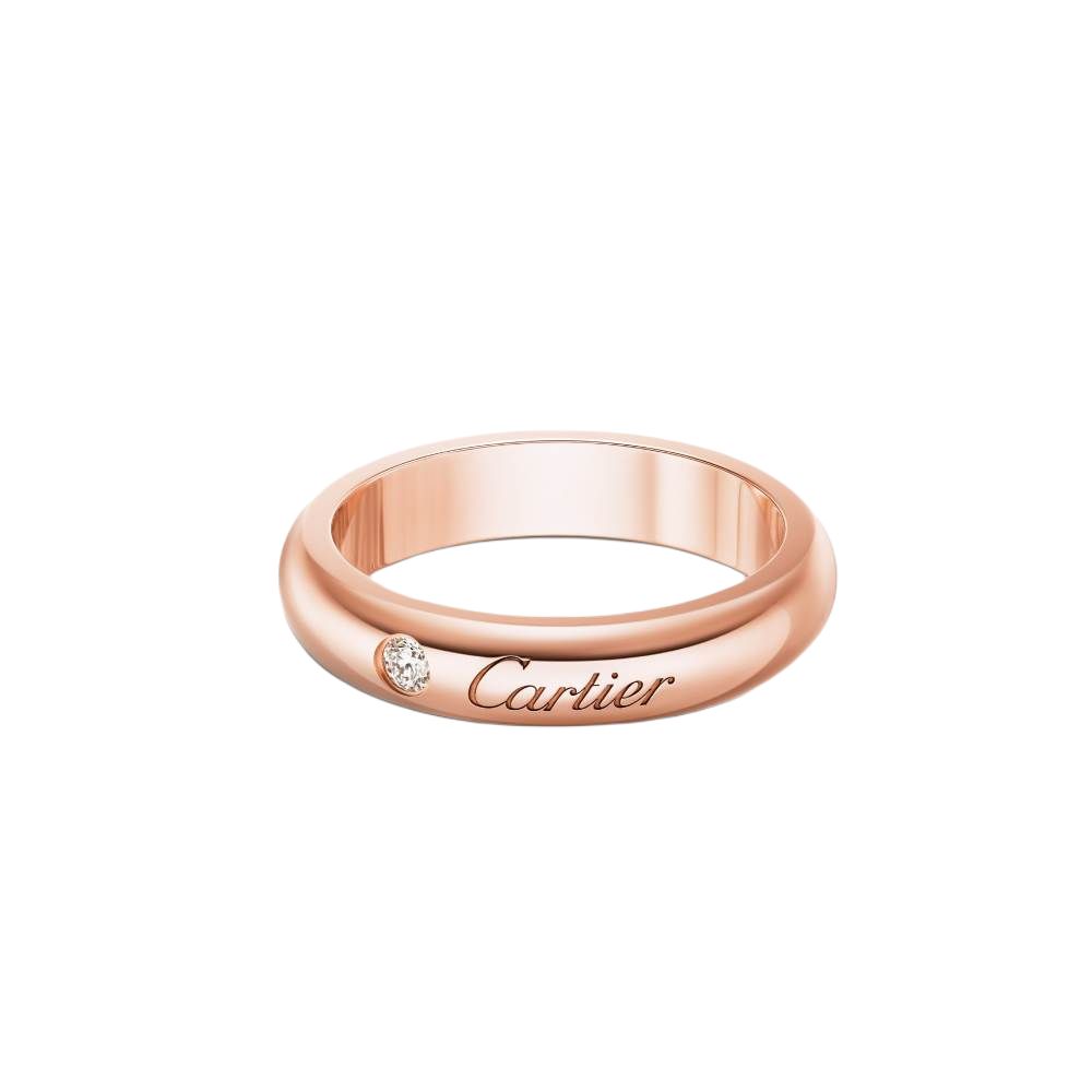 Кольцо Cartier C DE CARTIER (розовое золото)