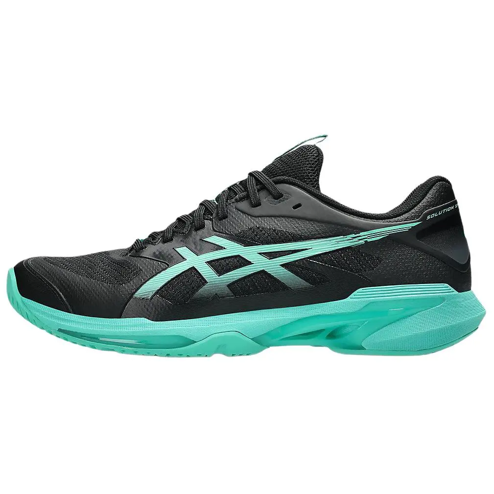 ASICS SOLUTION SPEED FF 4 Slip Resistant Low top Tennis Shoes Men's Black