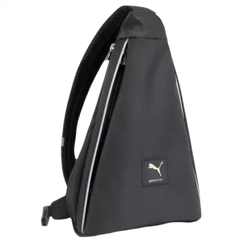 PUMA SORAYAMA Kumayama Base, Collaboration Fabric Sling Bag Regular Unisex Black