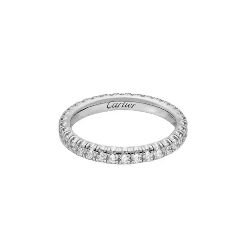 CARTIER Etincelle De Cartier Collection 18K Gold Rings Unisex White Gold