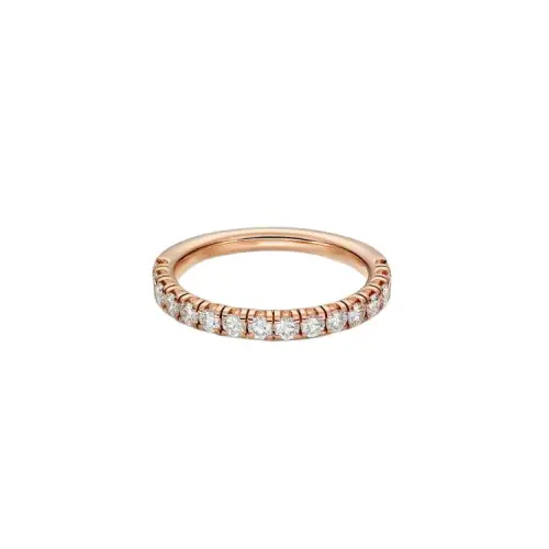 CARTIER Etincelle De Cartier Collection 18K Gold Diamond Rings Unisex Rose Gold